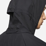 Nike, водоотталкивающая светоотражающая куртка, для бега, осенняя