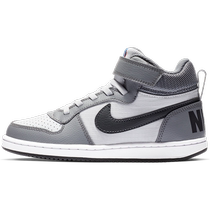 Nike Nike official boys COURT BOROUGH toddler sports shoes winter Velcro mid-top 870026