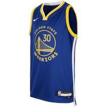Nike Nike official childrens Golden State Warriors ICON NBA big boys quick-drying jersey autumn FZ0867