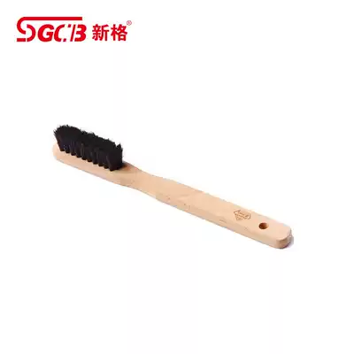 SGCB new grid car wash wooden brush multi-function large wheel mane long handle cleaning cleaning rim gap detail brush