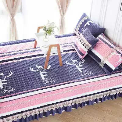 Tatami bed cover cover One skirt European bedspread dress High-end luxury bed hat cover custom Nordic side skirt