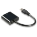 usb để vga chuyển đổi vga HD cáp adapter usb đồ họa máy tính bên ngoài mở rộng màn hình vga chuyển cáp - USB Aaccessories quạt sạc điện mini USB Aaccessories