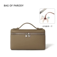 Серый подарочный кулон в виде слона на длинном плечевом ремне