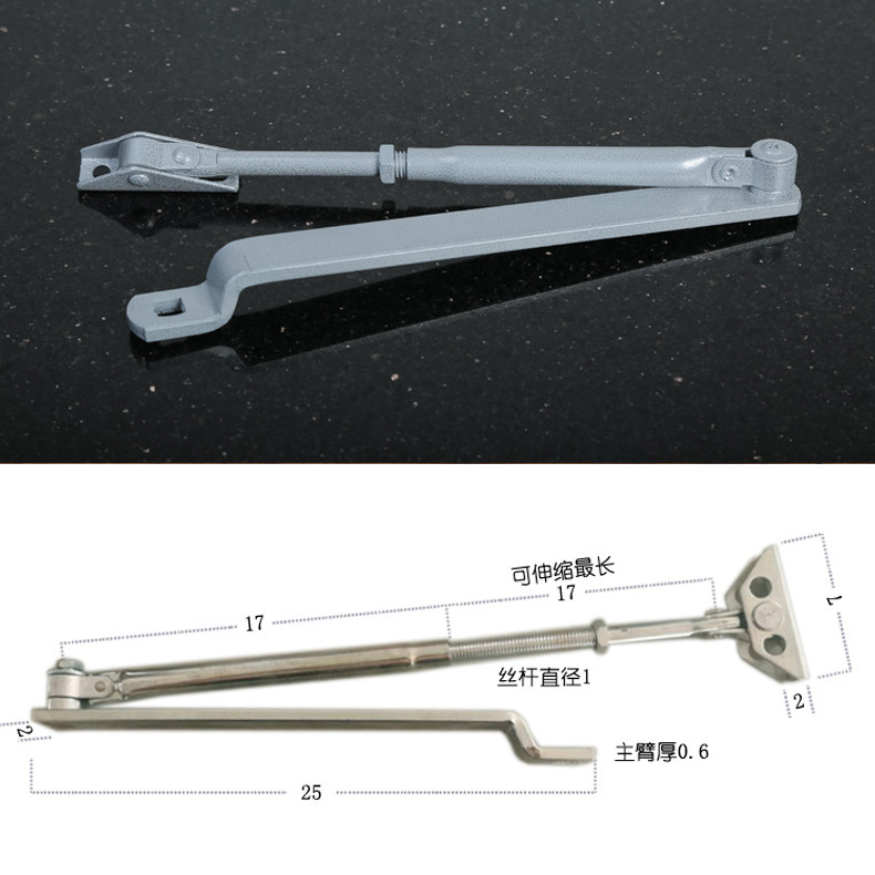 Closer connector rod back - pull rod buffer hardware closer door - shutter rod - door shutter accessory rocker arm