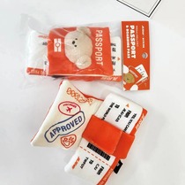 Spot~Korean BM pet cats and dogs books notebooks hidden food plane tickets Korean pet toys