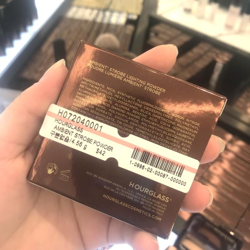 Má hồng HOURGLASS Blush Ambient Lighting Blush Violet Brightening Brightening Rouge phấn má too faced