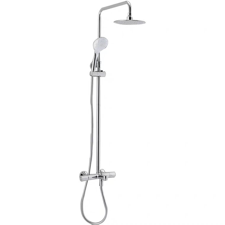 Kollezi pleasing triple water thermostatic shower head K-31685T-9-CP shower head suit with shower head suit