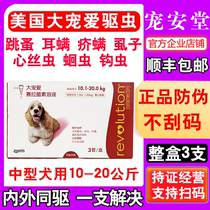 Big pet in vitro deworming dog medium-sized dog internal and external one universal deworming drops selamectin solution 10kg