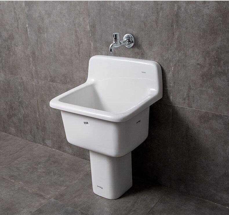 T0T0 cleaning appliance ceramic column corner mop pool SKW322B SKW322FB mop pool luxury bathroom