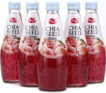 Thai imported Mayen Meichia seed peach flavored beverage 290ml * 24 bottle glass bottle