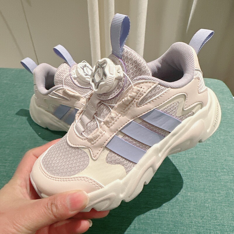 Adidas Children's Shoes Genuine 26 New Spring Models for Boys and Girls, Lightweight Running Sneakers Ki6481 2