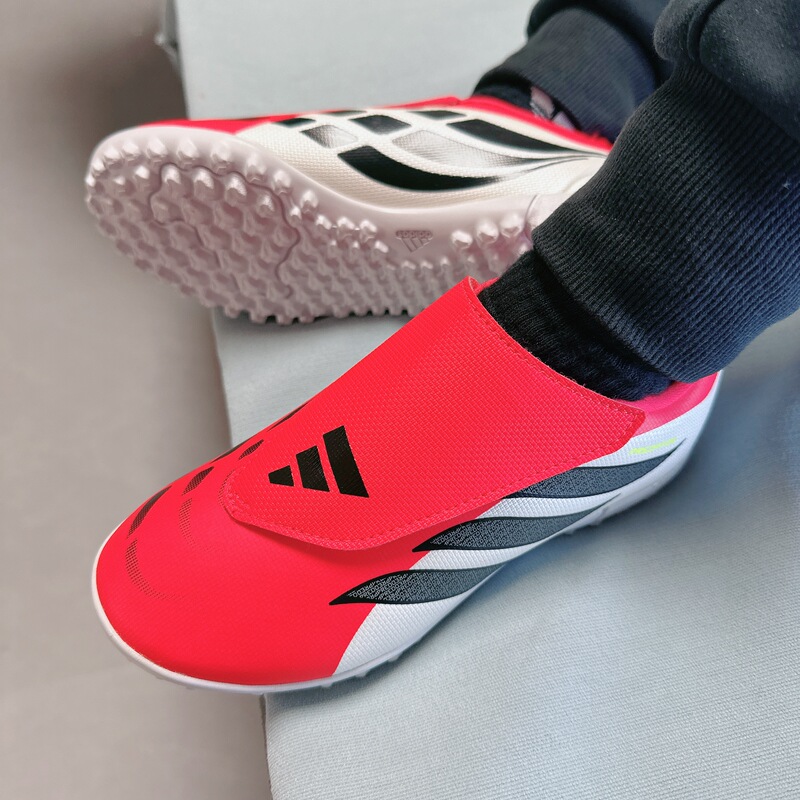 Adidas Falcon 26 Spring Boys' Entry-Level Tf Turf Soccer Shoes with Velcro for Children Ki8866