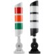 Three-Color Led Multi-Layer Warning Light Machine Tool Signal Light Alarm Indicator Light 24V Flashing Sound and Light Tower Light Foldableable