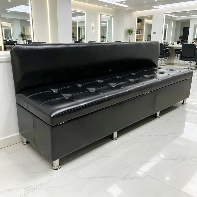 Free Shipping Barber Shop Shoe-Changing Stool Storage Stool Oil Wax Leather Backrest Sofa Bed End Stool Storage Clothing Shoe Store Long Bench Free Shipping Barber Shop Shoe-Changing Stool Storage Stool Oil Wax Leather Backrest Sofa Bed End Stool Storage Clothing Shoe Store Long Bench