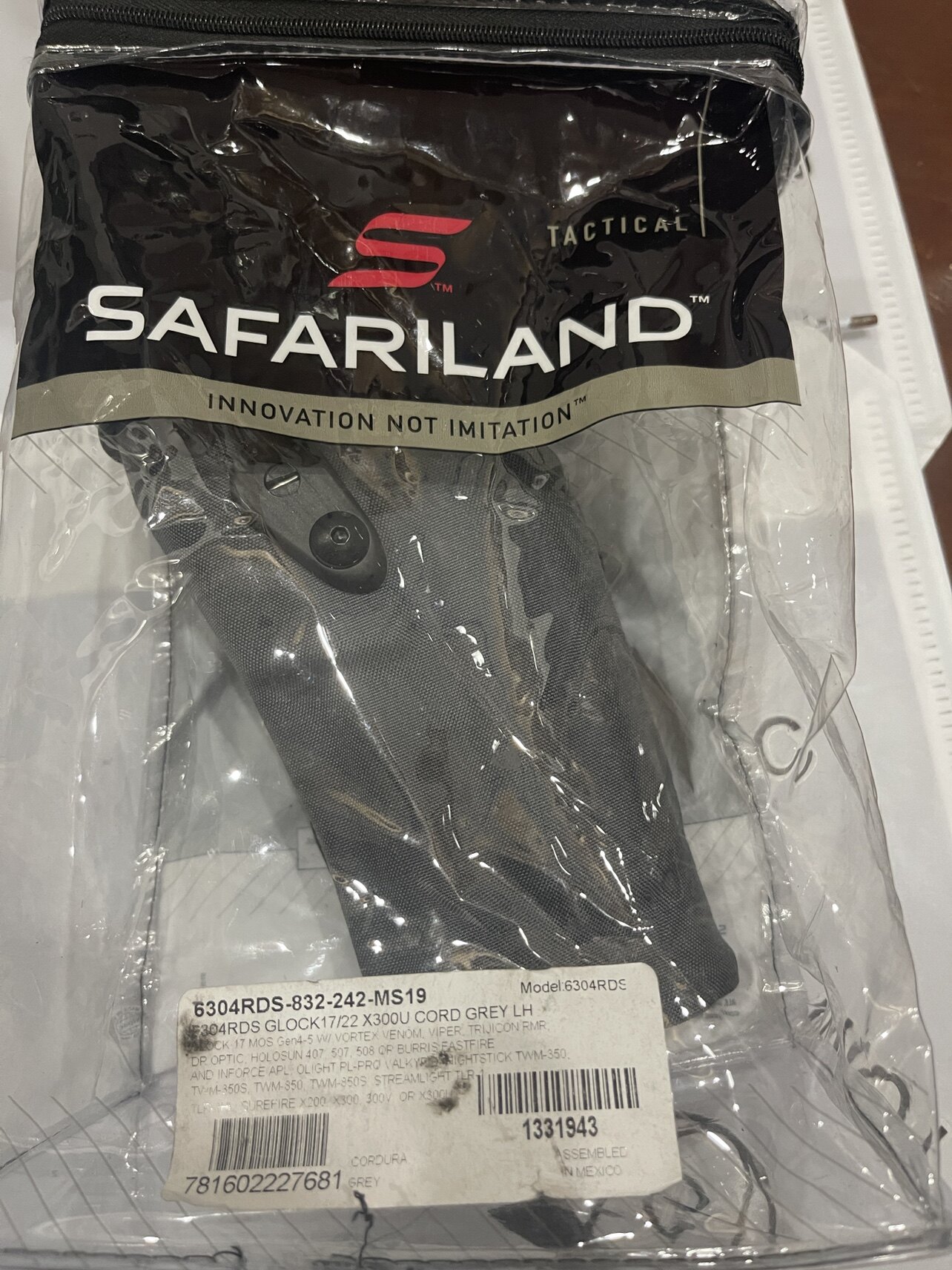 Сша страна происхождения Safarilan диван Rilan 6304RDS G17G18G19 Mucang Speed ​​X300U/TLR-1 usmc 