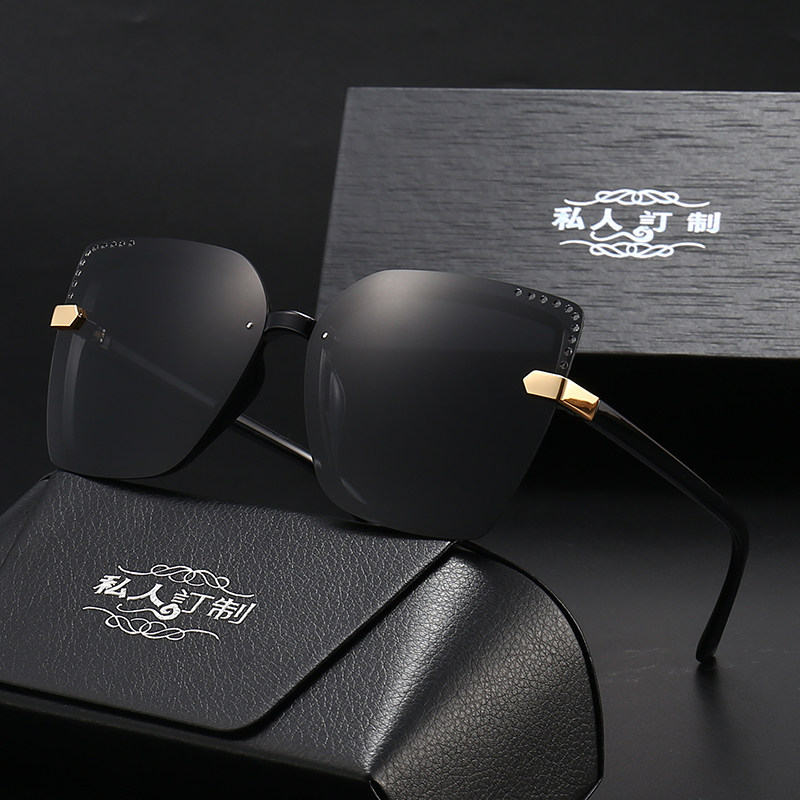 2020 Korean version polarized ink mirror female fashion sunglasses online red street flavored tide square touristic driving anti-UV