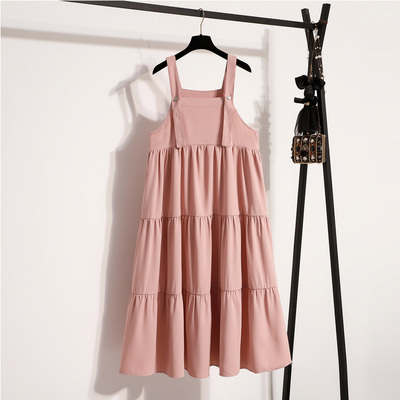 Maternity Summer Dress 2026 New Stylish Fashionable Suspender Dress Summer Cake Dress Two-Piece Set Age-Reducing — 2