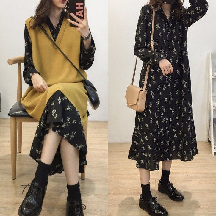 Pregnant Woman Spring Dress Ocean Dress 2022 Mesh Red suit Fashion Spring and autumn blouses Large size sizes Long dress knit Two sets of damp