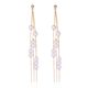 2021 new trendy earrings female Japanese and Korean temperament simple earrings fairy long pendant tassel Korean net red earrings