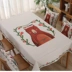 Bắc Âu tươi động vật hoạt hình bông và lanh khăn trải bàn ăn khăn trải bàn tròn khăn trải bàn hình chữ nhật khăn trải bàn trà đa năng khăn trải khăn - Khăn trải bàn