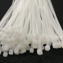 High quality new material environmentally friendly coarse and tough white black plastic nylon cable tie 4X250mm model full 500