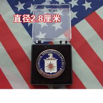 American metal chest chapter Mini identification chapter Commemorative medal Foreign badge Metal decorative badge