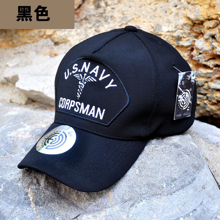 US Marine Medical Soldier Baseball Cap Umbral Hat Sunhat Marine Seal 101 Division Duck Tongue Cap