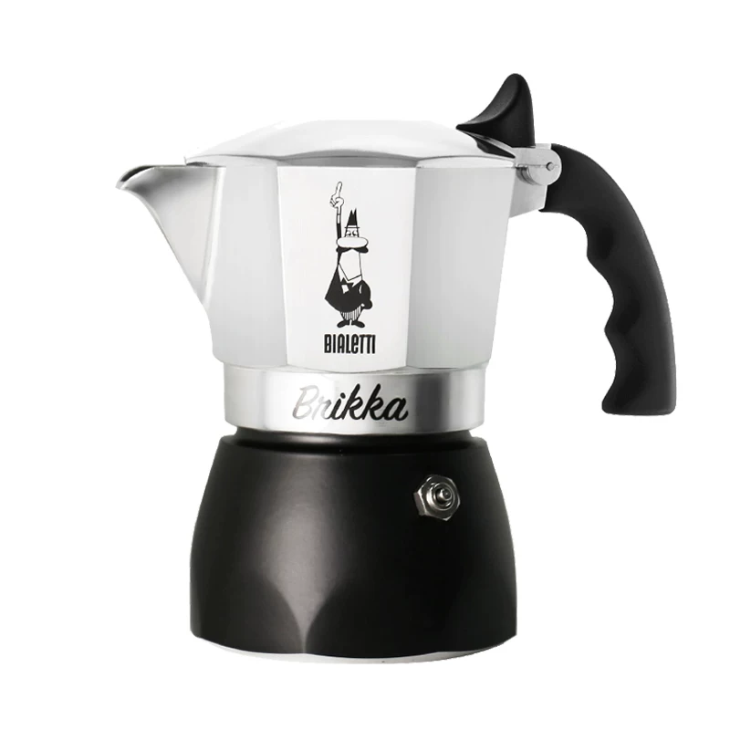 Официальная подлинная кофейная pot с двумя клапанами Bialetti дома приготовленный итальянский Мока-пот с давлением