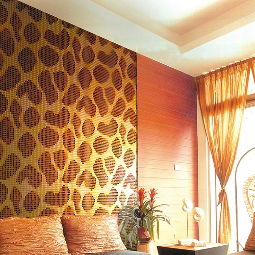 Стеклянная мозаика, износостойкая головоломка для спальни на стену