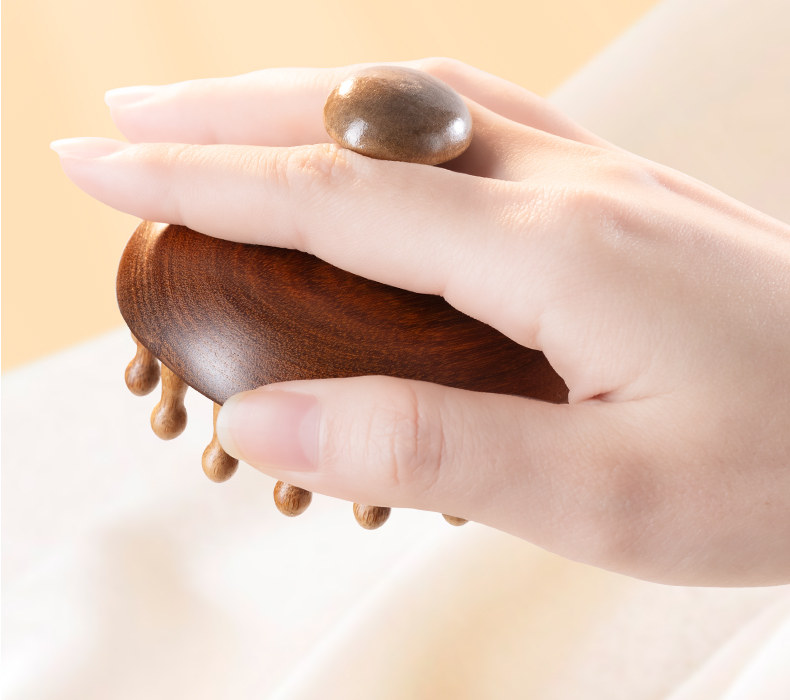 食颜派 圆盘经络梳【养发保健梳 头部头皮经络梳毛囊】