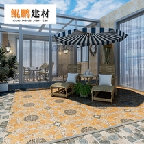 Antique Goose Pebble Large Grain Parquet Tiles 400x400 Patio Garden Yang Terrace Outdoor Non-slip Floor Brick