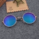 Kính râm retro kính râm kính râm kính tròn gọng kính trên bãi biển ông chủ gương nam nữ với kính râm thời trang giống nhau tròng kính siêu mỏng 1.76