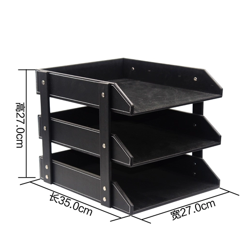 Creative DIY Cortex Three -Layer File File File Disk Office Three -Conconded File Bar Three Row File Seat Office Office