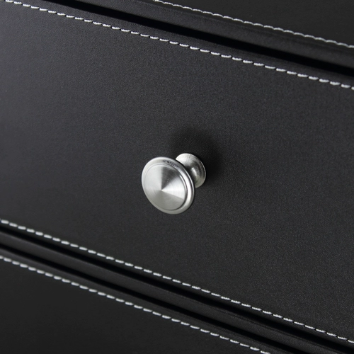 Простая кожаная настольная файловая шкаф хранение данных без ящика для блокировки, шкаф файлов файлов Tidelle