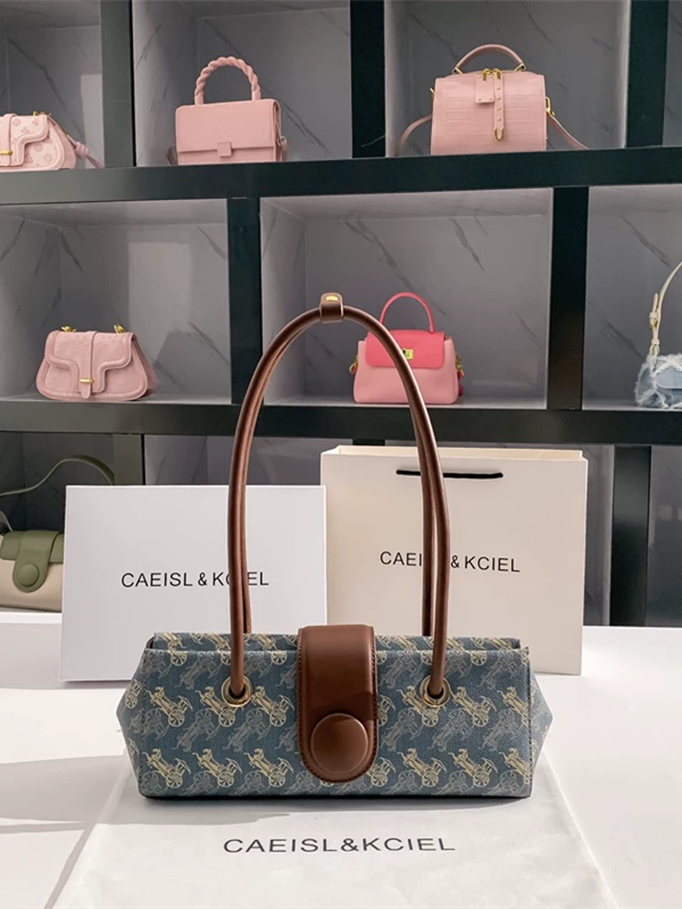 CAEISL&KCIEL Маленькая дизайнерская сумка подмышкой через плечо сумка через плечо однотонная коллекция 2022