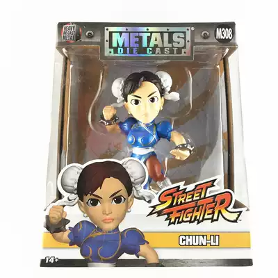 Jada佳達4寸street Fighter快打旋風春麗拜森合金公仔模型