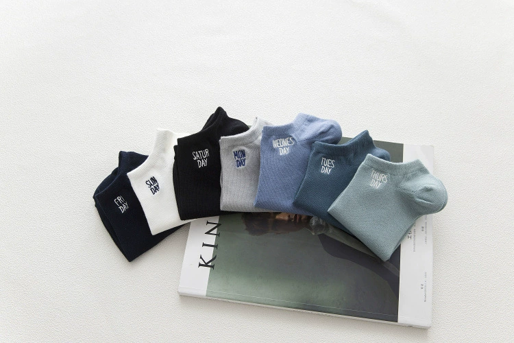 Mùa xuân và mùa hè Nhật Bản tuần vớ vớ cotton thêu nam giới và phụ nữ thuyền vớ vô hình vài thao vớ tất khử mùi