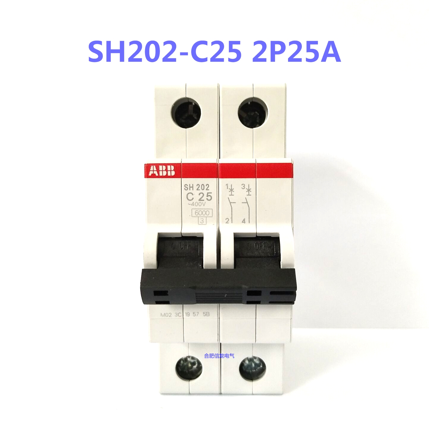 ABB miniature circuit breaker bipolar C type air switch SH202-C25 C32 original false one penalty ten