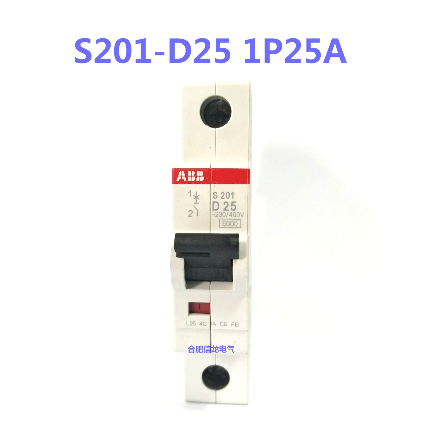 Original ABB circuit breaker air switch single pole D type S201-D25 D32 1P fake one penalty ten - Taobao