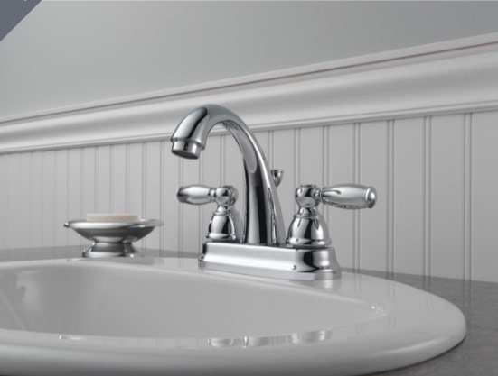 DELTA / Deya Imported Double-Hole or Triple-Hole Under-Counter Basin Faucet Windemere Series