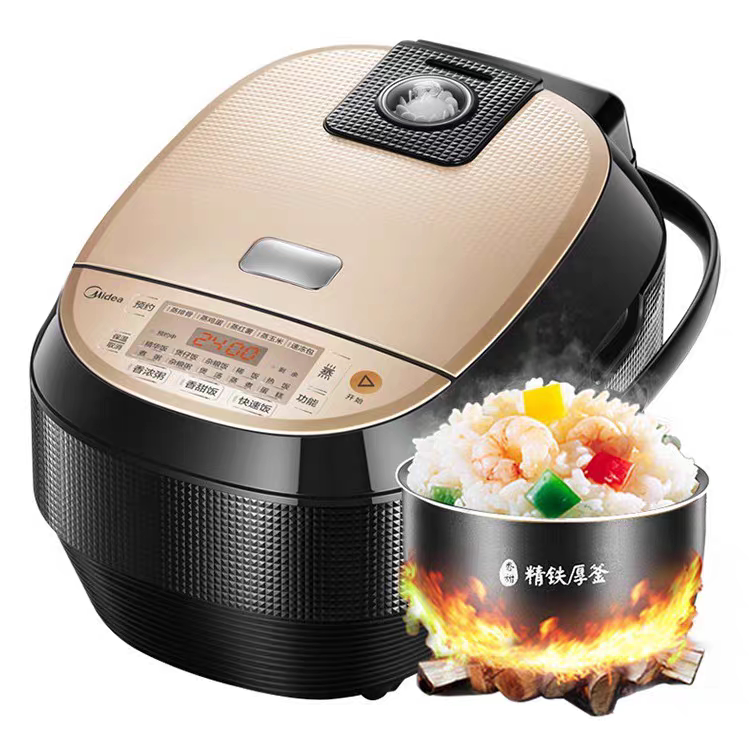 Midea/美的 Hf40C9-Fs/Hs4072 Rice Cooker 4L with Fine Iron Pot Inner Tank for Cooking Rice with Ih Electromagnetic Heating