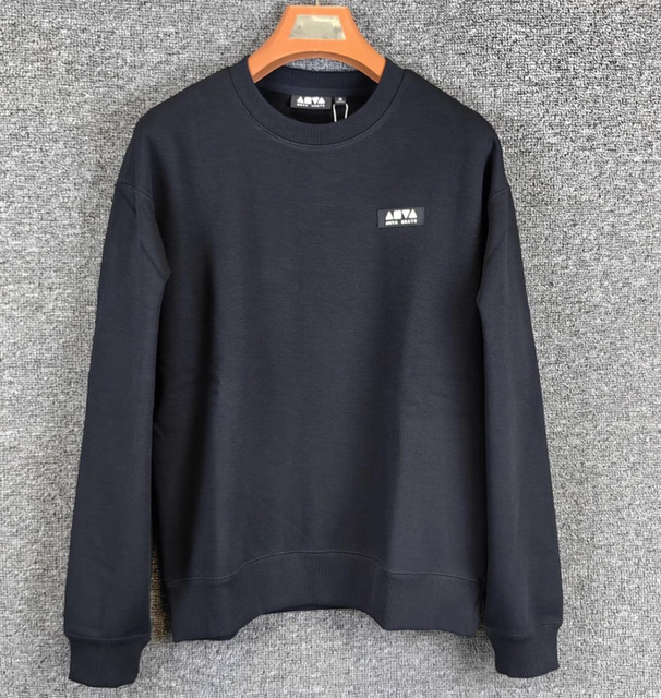 Anta Sweatshirt Men's 2025 Winter New Style Fleece-Lined Warm American-Style Loose Round-Neck Knitted Top 172548702N