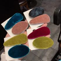 South Korea East Gate same color golden velvet bbclip ins Net Red Girl side clip wild cute bangs hairclip