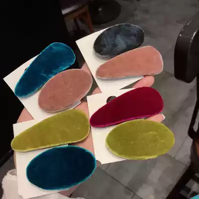 South Korea Dongdaemun with the same color gold velvet BB clip ins net red girl side clip wild cute Liuhai hairpin