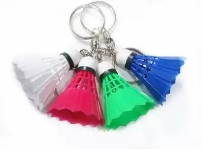 Badminton hanging jewelry Badminton racket keychain Creative gift Sports keychain pendant