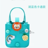 Детская льняная сумка, мультяшная подарочная коробка