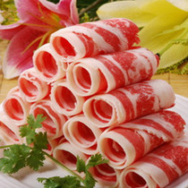 Fat beef rolls are now cut and delivered hot pot double fat beef tosichuan hot pot ingredients barbecue 250g 3kg