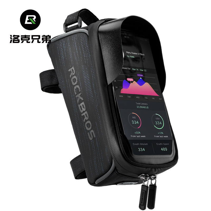 Locke Brothers Bike Bag Front Beam Bag Upper Tube Head Bag Mobile Phone Bag Mountain Road Car Ride Gear Accessories