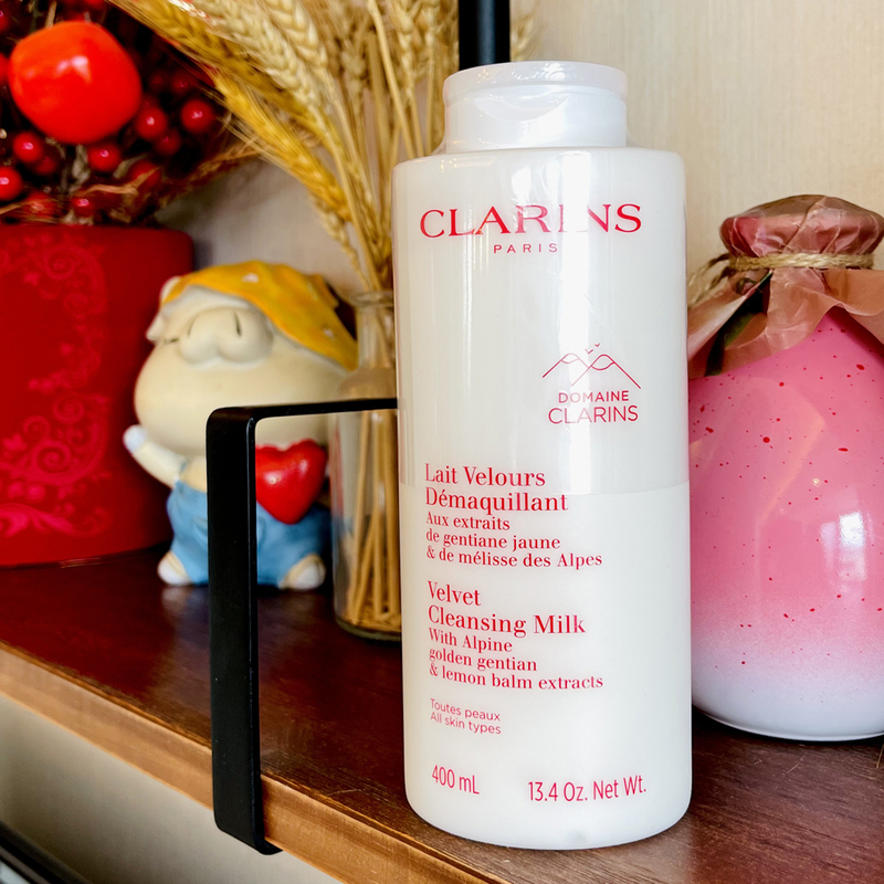 Free Shipping Clarins Balancing Softening Cleansing Milk 400ml White Suction Cup Makeup Remover Cleanser