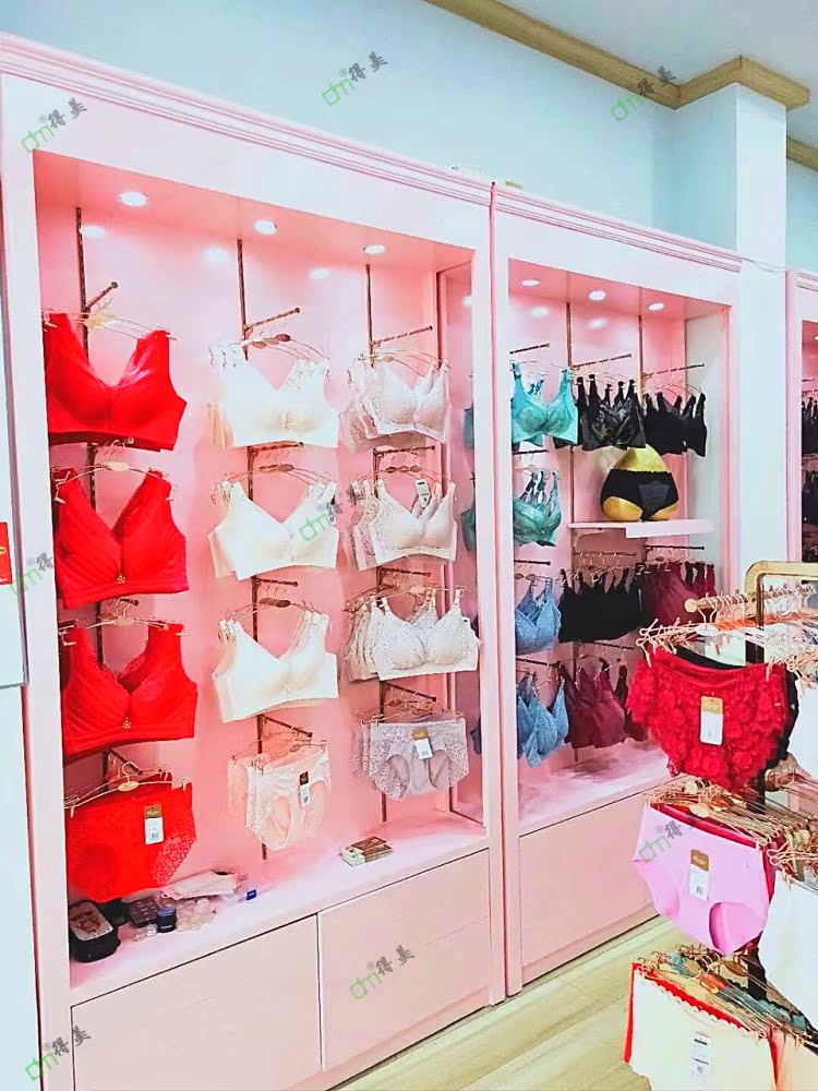 Tủ trưng bày đồ lót Kệ áo ngực Pajama hiển thị đứng đồ lót trưng bày tủ trưng bày Tủ trưng bày